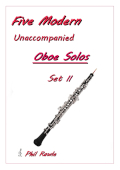 Five Modern Unaccompanied Oboe Solos - Set I cover
